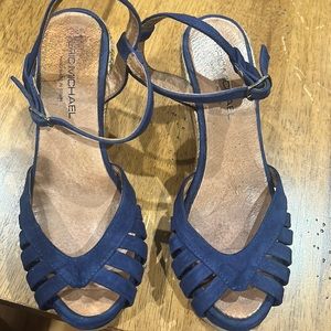 Eric Michael Blue Sandals Size 5 (36)